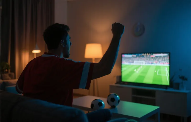 熬夜观看世界杯直播